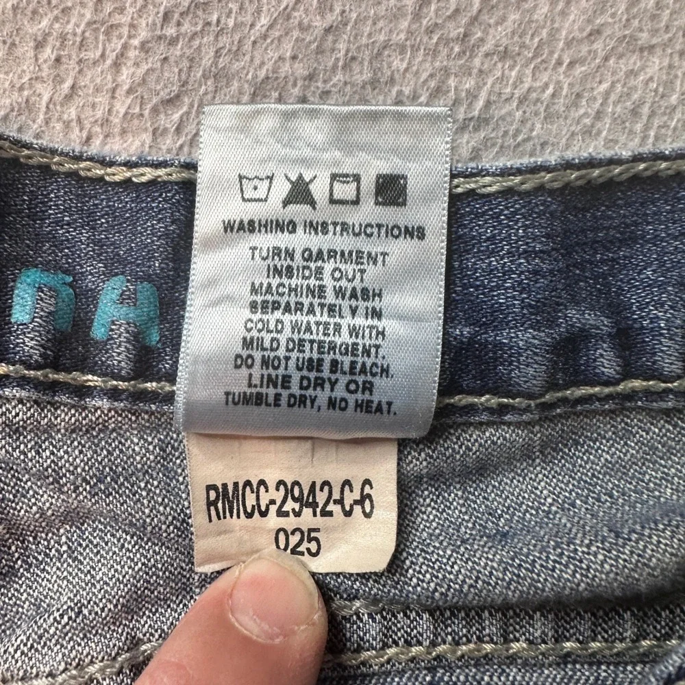 Cinch Jeans Mens 34x34 (33x31) Blue Ian Slim Straight Medium Wash Western Denim